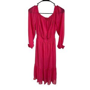 Sofia Jeans by Sofia Vergara Women's XS Off the Shoulder Dress Blouson Sleeves